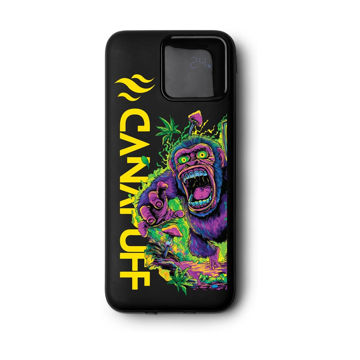 Canapuff Power Bank – Panic Monkey – Black