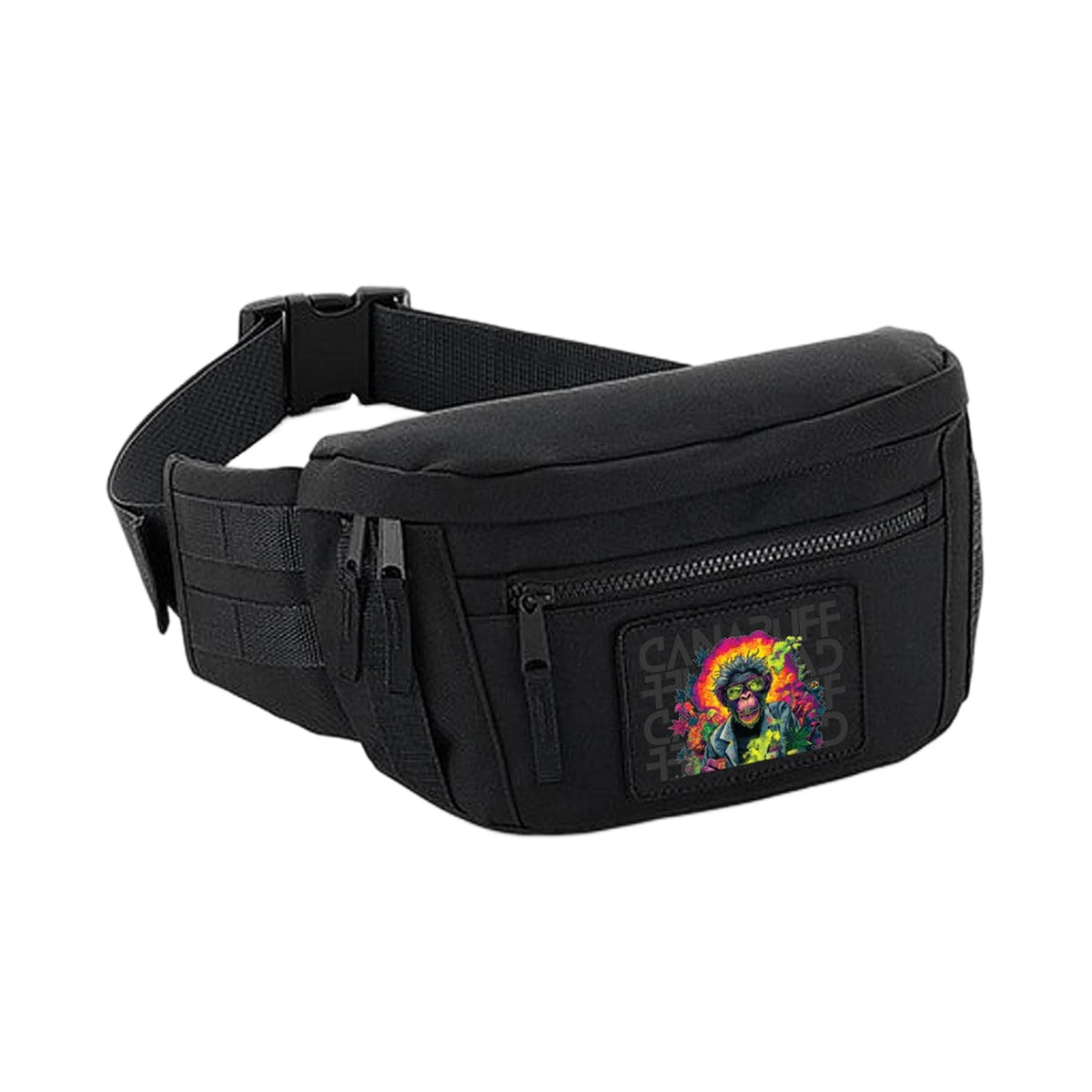 Canapuff Waist Bag – Atomic Monkey – Black